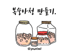 2. 복숭아청 만들기