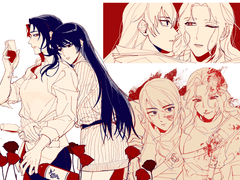 A4용지 안에 낙서 채워주는 커미션