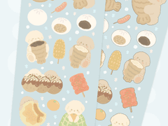 Winter Snacks / 굿노트 겨울 간식 스티커