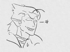 흡툭죽 후기만화+낙서