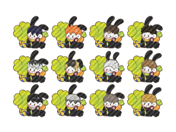 하이큐 행운토끼 키링 (흑)