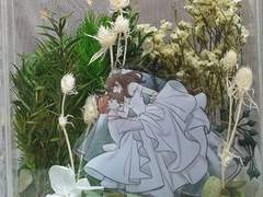 프리저브드 플라워 아크릴 박스 커미션