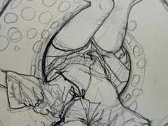 크로키 낙서 스케치 타입 커미션