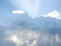 눈보라에도 당당한 눈사람