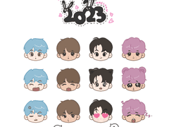 2023 맠동 굿노트 스티커