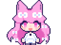 라이브 2d 자캐 캣 모델 배포