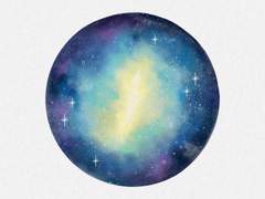 동그랗고 반짝이는 조각들