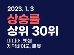 2023.01.03 [마감] 상승률 상위 30위