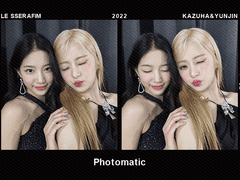 [르세라핌 카즈하, 허윤진] 가요대전 2컷 가로형 포토매틱