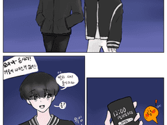 우리 추운데 뽀뽀나 할까