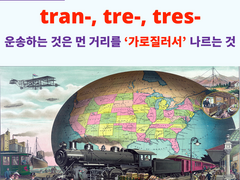trans-, tra-, tran-, tre-, tres-