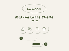 말차 라떼 테마 _ Matcha Latte Theme