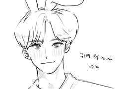 건실한 토끼청년
