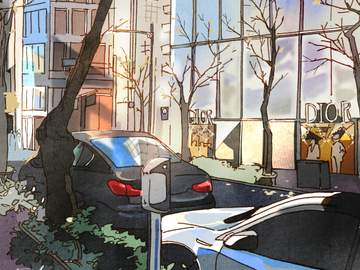 도쿄 여행 기록 1 :: 디올 거리