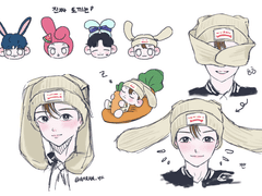 토끼 런쥔 ૮{˶• ༝ •˶}ა