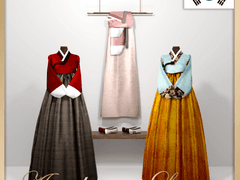 [Atelier Lena] 데코 한복 & 꽃신 세트