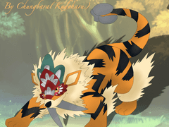 패러독스 포켓몬: 타오르는곤봉(고대 윈디)