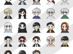 | 동글조랭떡 고정틀 커미션 |