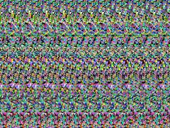 애니메이션 매직아이로 시력회복을