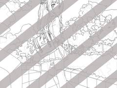 컬러링시트 0010 : character_girl_travel_park