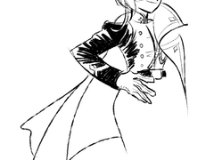 <흑백 낙서 타입> 작업물