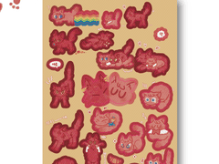 쿠로슈냥이 스티커 png