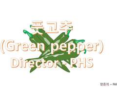 Green Pepper(풋고추)