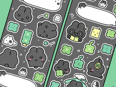 클로버냠 스티커ㅣ 굿노트용