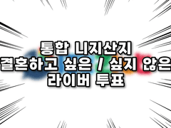 통합 니지산지 가장 결혼하고 싶은 라이버 설문 결과