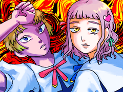 우라베 미오와 무로토 아오이