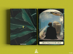 a Flower shop next to the school - 학교 옆 꽃집