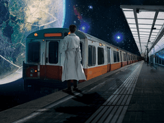 ■■행 열차가 들어옵니다.