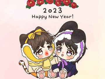 🐰💜🐥 Happy New Year~!