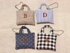 핸드메이드 미니어처 가방 열쇠고리