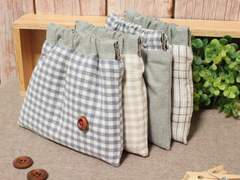 핸드메이드 내추럴 바네 파우치