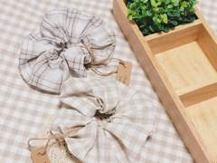 핸드메이드 내추럴 스크런치