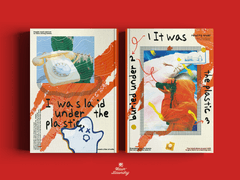 It was buried under the plastic - 플라스틱 아래에 묻혔어요.