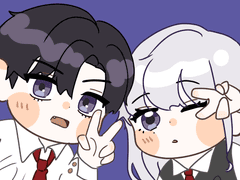 [SD/ 2인 고정틀 커미션] 폴라로이드