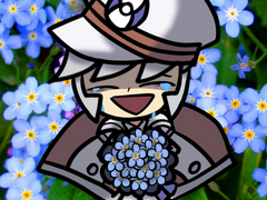 전력그림)꽃다발을 사왔어