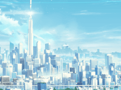 비 내리는 도시 2