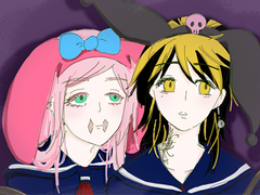 절친 산즈ts와 토라ts