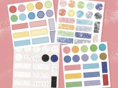 [굿노트 스티커] 데코 다용도 스티커