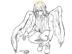 체인소맨 천사 낙서