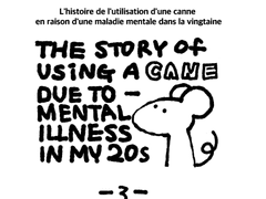 The story of using a CANE due to mental illness in my 20s -3-