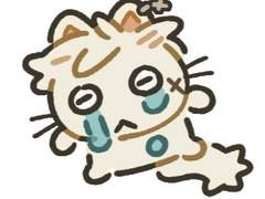 삐딱캣 스티커 도안 배포