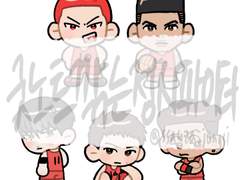 미니 슬램덩크 키링/스티커도안