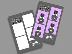 [짜리] 인생네컷 프레임 공유 1월