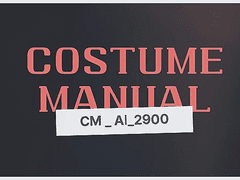 의상 설명서 타입