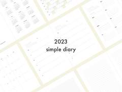 [굿노트] 2023 simple diary