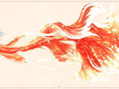 [인어청화] 泡花梅花香, 歸客千里至 물거품에서 향기로운 매화향 퍼지니, 길 떠난 이 천리길 먼 곳에서 돌아왔네